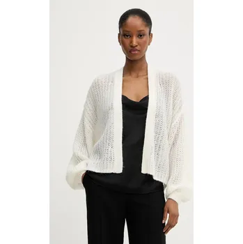 Dámský svetr Kardigan s příměsí vlny BOSS Orange C_Furgovia 50545878 béžová 01X, vel. M