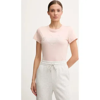 Dámské tričko Bavlněné tričko Guess NARCISO V5GI10.K9RM1 oranžová 24X, vel. S