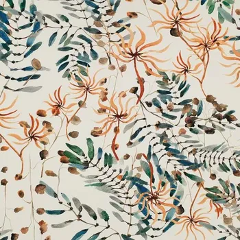 Úplet B0058 krémový, abstraktní květy, š.170