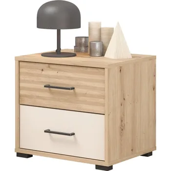 Noční stolek Xora NOČNÍ STOLEK, kašmírová, dub artisan, 48/44/40 cm - 000834013404