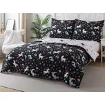 XPOSE® Bavlněné Renforcé povlečení JEDNOROŽCI DUO 140x200 cm, 70x90 cm, Bavlna RENFORCÉ + Prodloužená možnost vrácení zboží do 50 dnů