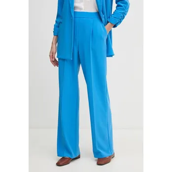 Dámské kalhoty Kalhoty Joseph Ribkoff dámské, modrá barva, jednoduché, high waist, 241095 55X, vel. 40