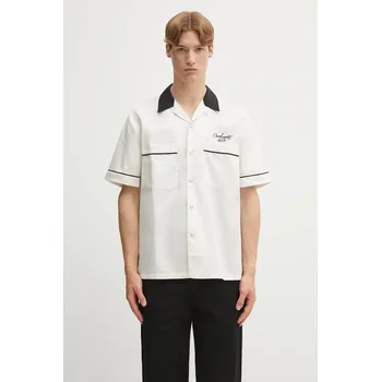 Pánská košile Košile Carhartt WIP S/S Bowl, M, béžová, 01X