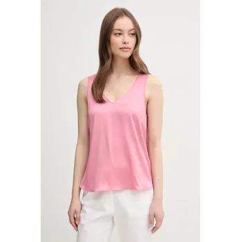 Hedvábný top Mos Mosh 153590. růžová 30X, vel. S