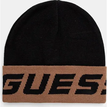 Čepice Čepice Guess černá barva, AM9582 POL01 AM9582.POL01 99A, vel. ONE SIZE