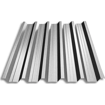 plechová krytina Satjam T45 Polyestersat 1040 x 0,5 mm RAL 7016 antracitová šedá 1 m²