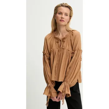 Dámská halenka Halenka Answear.LAB 2521000.TWK hnědá 88X, vel. S