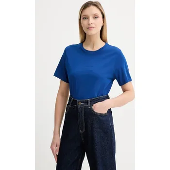 Bavlněné tričko Marc O'Polo 5000006452 modrá 55X, vel. M