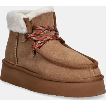 Dámská zimní obuv Semišové sněhule Answear.LAB TX-2535.cjk hnědá 82X, EUR 41