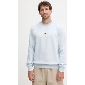 Pánská mikina Mikina Tommy Hilfiger pánská, zelená barva, s aplikací MW0MW11596 05X, vel. XL