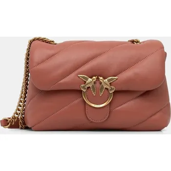 Kožená kabelka Pinko 100038.A0F2 růžová 34X, vel. ONE SIZE