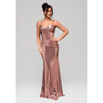 Dámské oblečení Edoti Evening dress LA-OM-DL Edoti růžová 3462714