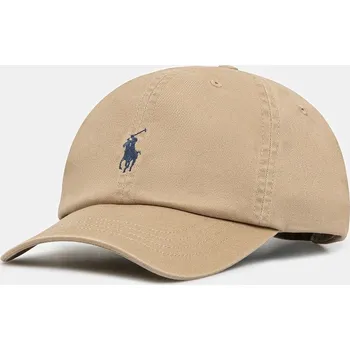 Kšiltovka Bavlněná baseballová čepice Polo Ralph Lauren 211912843 béžová 80B, vel. ONE SIZE