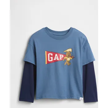 Chlapecké tričko GAP Chlapecké Baby tričko s potiskem GAP Modrá 5 let (2950602)