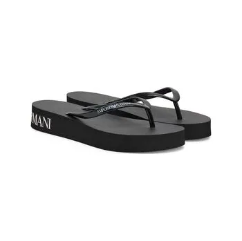 Dámské žabky Žabky Emporio Armani XVQS09 XN118 00002 Černá 37