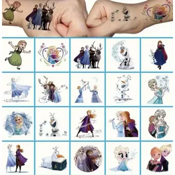 Odstranitelné tetování Dětské dočasné tetování - 20 ks - FROZEN/LEDOVÉ KRÁLOVSTVÍ (B) (Značka: SPADABRAVO)
