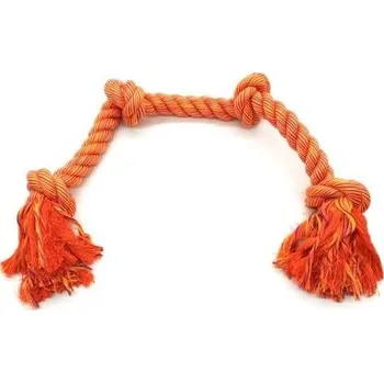 Hračka pro psa SALAČ HRAČKY Uzel MAXI oranžový 78cm