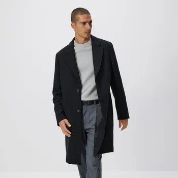 Dámský kabát Reserved - Kabát s příměsí vlny - černý - 7098H-99X - 7098H-99X-XXL