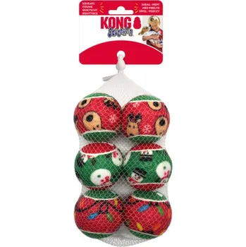 Hračka pro psa KONG SqueakAir hračka pro psy tenisový míč M 6 ks