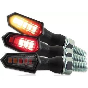 Osvětlení pro motocykl Zadní SMD LED blinkry na motorku s koncovým a brzdovým světlem "PIKE", pár