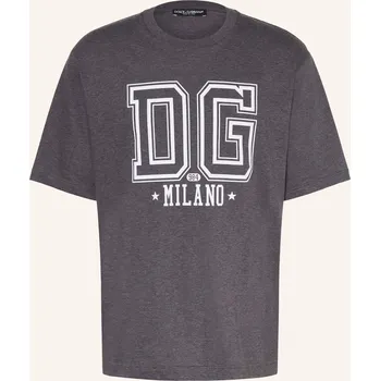 Oblečení a móda Dolce & Gabbana Pánské Tričko, tmavě šedá / bílá, S