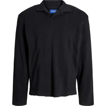 Pánský svetr Jack and Jones Cable Crew Neck Jumper Black L