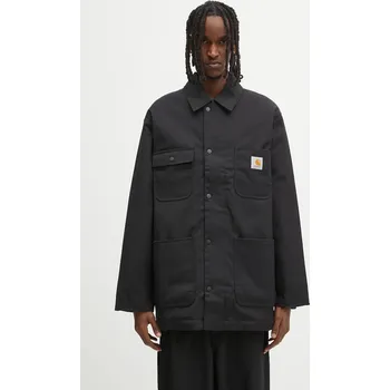 Bunda Carhartt WIP Leroy Chore Coat, M, černá, 99X