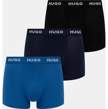 Pánské spodní prádlo Boxerky HUGO TRUNK TRIPLET PACK 3-pack 50532611 modrá 55X, vel. S