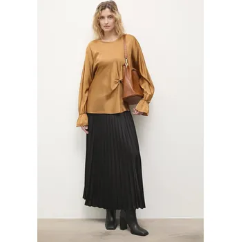 Dámská halenka Halenka Answear.LAB BL723.iak hnědá 82X, vel. S