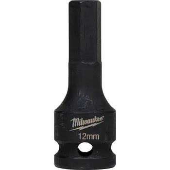 Bit MILWAUKEE Nástrcný klíc 1/2" - HEX 12 Shockwave vnitrní