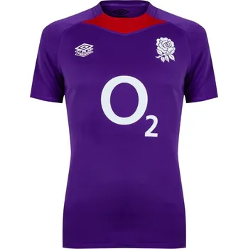 Umbro England Rugby Gym Shirt 2024 Adults Grey/Red L