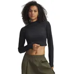 Dámské tričko UNDER ARMOUR Meridian Suede Effect LS-BLK - M