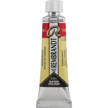 Vodová barva Akvarelová barva v tubě Rembrandt 10 ml – 305 Cadmium Red