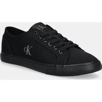 Pánské tenisky Tenisky Calvin Klein Jeans ESS VULC LOW MG CANVAS černá barva, YM0YM01209 99B, EUR 46