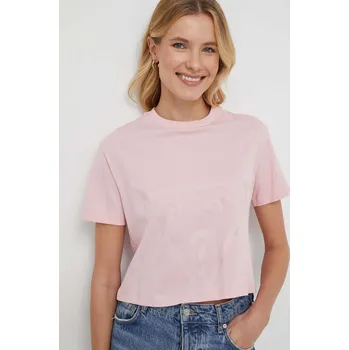 Pánské tričko Bavlněné tričko Guess ADELE V2YI06.K8HM0 růžová 30A, vel. XL
