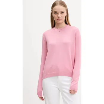 Dámský svetr Bavlněný svetr Tommy Jeans černá barva, DW0DW20159 34X, vel. L