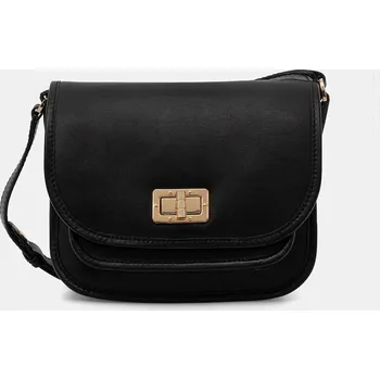 Kabelka Kožená kabelka Geox FLAVRIE D46Z4A.00043 černá 99X, vel. ONE SIZE