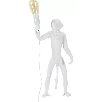 Lampička Stolní lampa Monkey 55 cm bílá
