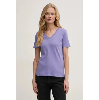Bavlněné tričko United Colors of Benetton 3GA2E4230 fialová 45X, vel. XXS