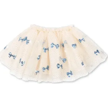 Dámská sukně Dětská sukně Konges Sløjd YVONNE SKIRT béžová barva, mini, áčková, KS101759 01X, vel. 134-140