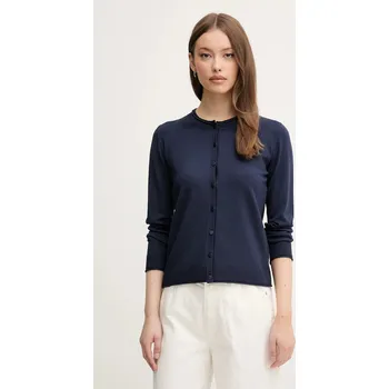 Dámský svetr Kardigan Sisley dámský, tmavomodrá barva, 17Q3M5203 59A, vel. S