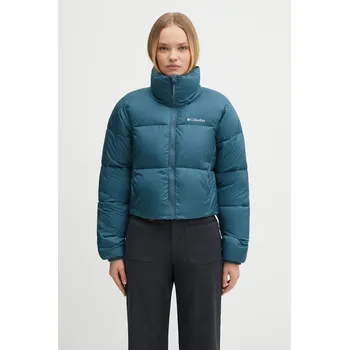 Pánská bunda Bunda Columbia Puffect Colorblock, S, tyrkysová, 69D