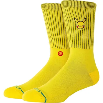 Pánská móda ponožky Stance Pikachu Crew - Yellow 43-47