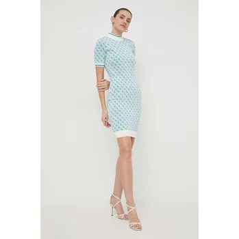 Dámské šaty Šaty Guess LISE W3YK39.Z37K0 modrá 50A, vel. XL