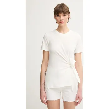 Pánské tričko Bavlněné tričko Tommy Hilfiger WW0WW44559 bílá 00X, vel. S