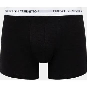 Boxerky Boxerky United Colors of Benetton pánské, černá barva 3OP82X00O 99A, vel. L
