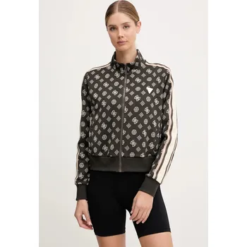 Dámská mikina Mikina Guess PEONY dámská, béžová barva, vzorovaná, V5YQ07 K0282 V5YQ07.K0282 82A, vel. XS