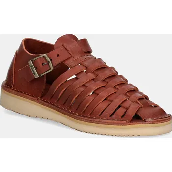 Dámská obuv Kožené sandály Fracap Sandals, 38, hnědá, 88X
