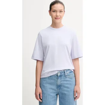 Dámské tričko Bavlněné tričko United Colors of Benetton dámské, fialová barva, 3BL0E17G5 04B, vel. XL