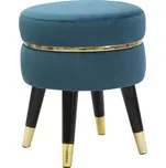 Taburet PARIS 35 cm tyrkysový